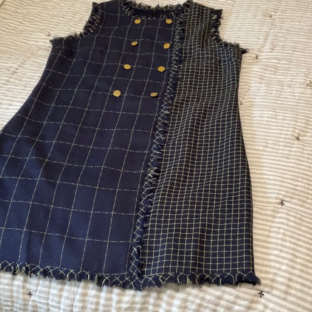 Julia Jordan Navy Sleeveless Dress 14